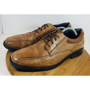 Dockers Endow Men's Brown Whiskey Leather Lace Up Dress Shoes 11M